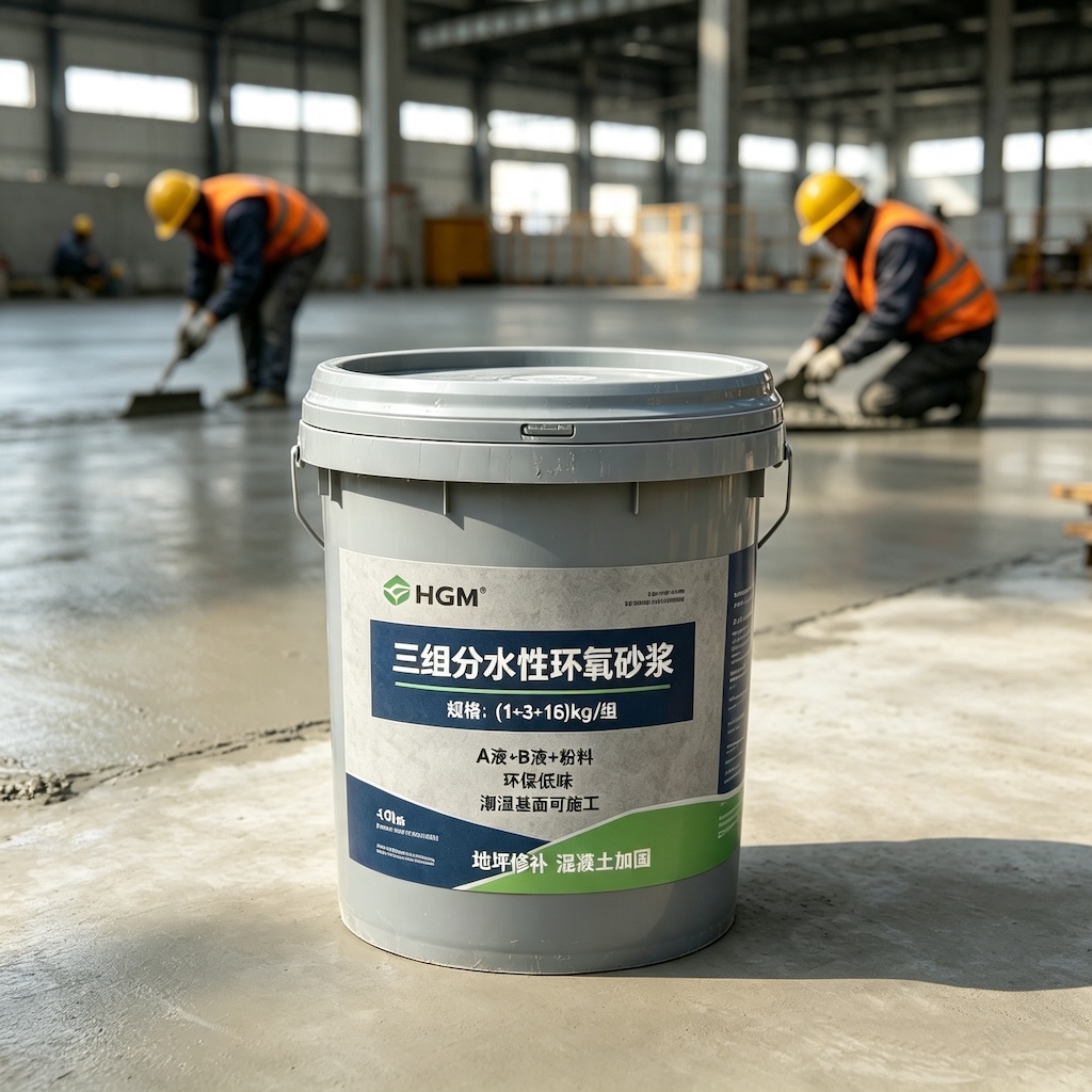 潘集三组份水性环氧砂浆